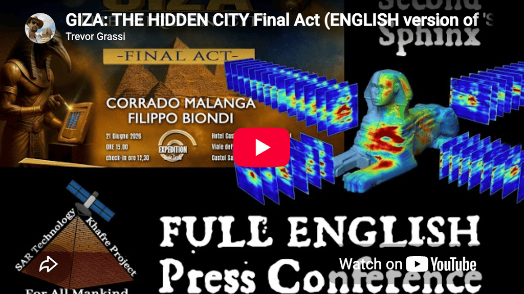 Cover image for "Giza, The Hidden City. Full English Press Conference"